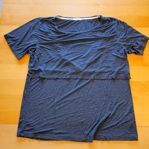 Gray Nursing Top